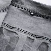 Vêtements Apparelzest en gros, veste en jean vintage personnalisée à boutons pour homme, multi-poches, unisexe, tendance, cool, hiver, 100% coton