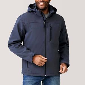 Veste softshell pour homme, design élégant, tissu extensible, coupe-vent, imperméable, respirant, vestes softshell OEM de qualité supérieure, sweat à capuche - Product Image 1