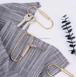 Llavero de Anillas de Latón Premium, Llavero Metálico Resistente para Coche, Oficina y Uso Doméstico - Product Image 4