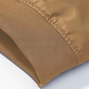 Latest Design Bomber <b>Jacket</b> Long Sleeve <b>Slim</b> <b>Fit</b> Zipper Casual Breathable Washed Winter Bomber <b>Jacket</b> For Men's - Product Image 5