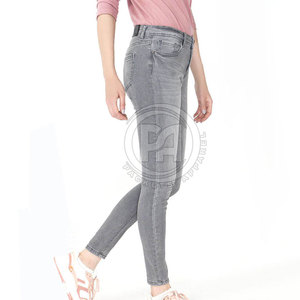 Pantalones vaqueros transpirables para mujer al por mayor con MOQ bajo, diseño personalizado, últimos modelos de pantalones vaqueros para mujer para venta en línea - Product Image 3