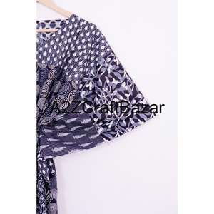 ชุดเดรสผ้าฝ้ายแบบคาฟตันสำหรับผู้หญิง สวมใส่ได้ทุกฤดู เหมาะสำหรับใส่ไปชายหาด ชุดนอน ของขวัญ ฤดูร้อน ฤดูหนาว ฤดูใบไม้ร่วง ฤดูใบไม้ผลิ - Product Image 4