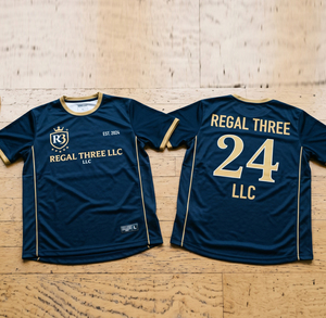 Regal Three LLC Custom Sublimation Tennis Jersey Unisex Crew Neck Short Sleeve Jersey Moisture Wicking Tennis Jerseys Tops - Product Image 3