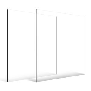 Lastre in Plexiglass Acrilico (Confezione da 2, 60x90 cm, Spessore 6 mm, Materiale PC Trasparente) - Product Image 1