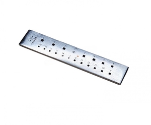 SUNTOOLS/STIPL Juego de cortadores de abocardado irregulares de hierro, 22 placas de estirado y 20 orificios cuadrados para pruebas de precisión, fabricación de joyas y modelos - Product Image 1