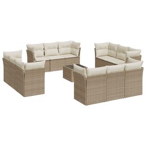 Set Divano da Giardino Beige per Arredamento Esterno - Product Image 2
