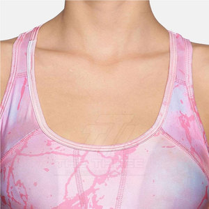 Vente directe usine – Soutien-gorge de sport simple avec logo frontal, maintien élevé, coupe extensible pour femme, idéal pour la gym, l'entraînement et le yoga - Product Image 5