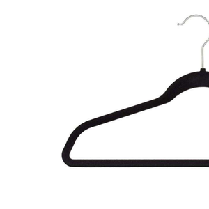 Perchas de Plástico Negras Ecológicas para Ropa, Antideslizantes, Duraderas, con Gancho Giratorio de 360 Grados, OEM/ODM - Product Image 3