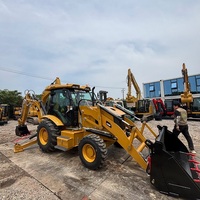 Tracteur Caterpillar 420F d'occasion avec chargeur frontal et pelle rétrocaveuse à grappin à vendre – Composants essentiels : Moteur, Pompe, Boîte de vitesses