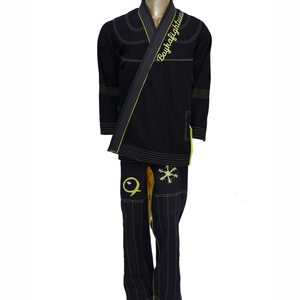 ชุดยิวยิตสูแบบสั่งทำพิเศษ ผ้าเพิร์ลวีฟ 100% ผ้าฝ้าย ชุดกิโมโนบราซิลเลียนยิวยิตสู สำหรับฝึกซ้อมระดับมืออาชีพ อุปกรณ์สำหรับการฝึกต่อสู้ สำหรับผู้ใหญ่ - Product Image 1