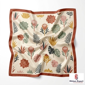 Élégant foulard carré pour femme, doux et léger, accessoire de mode, impression personnalisée, fabricant de textiles OEM ODM, Bali Custom - Product Image 6