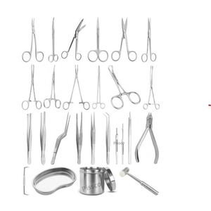 PISSCO Arthroplasty Hip Retractor Set 9 PCS Orthopedic Hip Retractor Kit Total Hip Replacement <b>Instrument</b> Set Hip Joint Surgery - Product Image 3