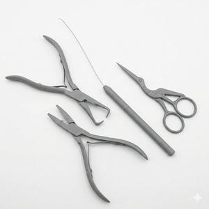 Kits d'extensions capillaires haut de gamme avec outils d'installation et de retrait pour les stylistes professionnels - Product Image 4