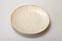 Assiette Ronde Unique en Mélamine Effet Four Vintage Incassable pour la Restauration Commerciale, Hôtels et Cantines – Vente en Gros