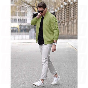 Veste bomber d'hiver pour homme en promotion, personnalisable, style décontracté, services de broderie OEM complets, collections d'hiver - Product Image 4