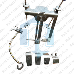 Juego de Instrumentos Neuroquirúrgicos Manuales Leyla, Retractor Cerebral de Acero Inoxidable con 2 Brazos Flexibles para Cirugía Craneal de Precisión - Product Image 6