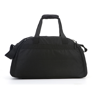 Bolsa Deportiva Unisex Negra de Poliéster, Capacidad de 20-30L, Correa Ajustable, Cierre de Cremallera, Estilo Casual, Asa Suave - Product Image 2