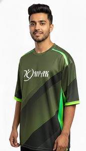 Camiseta Sublimada Oversize para Hombre, Estilo Urbano, Casual para el Día a Día, Corte Holgado - Product Image 4