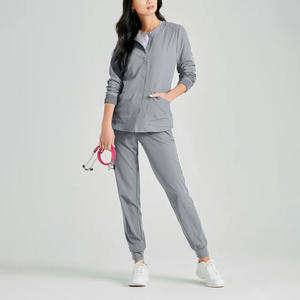 Chaqueta de Trabajo Personalizada Bordada para Mujer, de Secado Rápido, Transpirable, Suave y Duradera, Uniforme para Profesionales de la Salud - Product Image 5