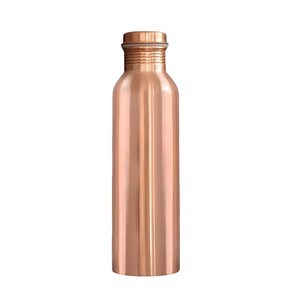 Wholesale Handcrafted Pure Copper Water <b>Bottle</b> Leak-Proof Ayurvedic Health Drinkware for Sports and Travel and For Wedding Gifts - Product Image 1