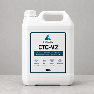 Revestimiento de Renovación Plástica ECOWAY CTC-V2, Alto Brillo +170% Transparente, Tratamiento Protector de Polisiloxano para Superficies de Construcción - Product Image 1