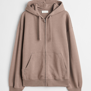 Sudadera con Capucha Rosa y Negra de Algodón Puro, Sudadera Gruesa con Estampado Puff, con y sin Pedrería - Product Image 6