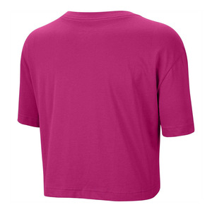 Women's Plain Pink Cropped tanktop Premium Cotton Crew Neck Short Sleeve Casual Summer <b>Crop</b> <b>Top</b> Custom Logo OEM - Product Image 2