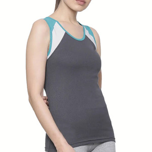 Camiseta sin mangas personalizada para mujer, la mejor calidad en línea, nueva llegada, barata, elegante, al por mayor, con espalda cruzada - Product Image 5