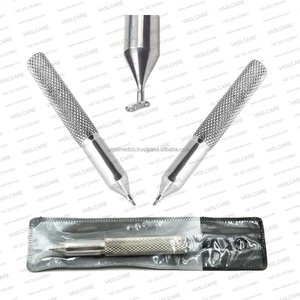 Soporte Microdermal con Punta de 1.2mm Roscada Internamente, de Acero Inoxidable Alemán, Herramienta Manual Quirúrgica ENT para Perforaciones Corporales de Vaslcare - Product Image 3