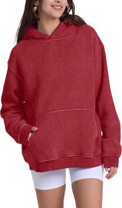Sudadera con Capucha para Hombre, Casual, Holgada, 100% Algodón Lavado, con Bolsillo Frontal Grande, Diseño Estampado, Manga Regular, Impermeable y Transpirable - Product Image 6