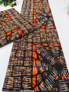 Libya Custom African Wax Print and Ankara Cotton Fabric for Fashion Clothing Wedding Attire Party Wear and Unique Home Use - Product Image 4