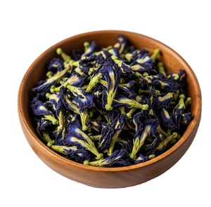 Flores de Guisante Mariposa Secas de Origen Vietnamita, Ingrediente Botánico Natural Premium, Azul Vibrante, Producto de Exportación Cuidadosamente Seleccionado - Product Image 1