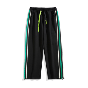 Pantalon de survêtement TITAN TREAD WEAR pour homme, style hip-hop, en molleton, taille basse, avec cordon de serrage, poches latérales, 100% coton, broderie, imperméable - Product Image 2