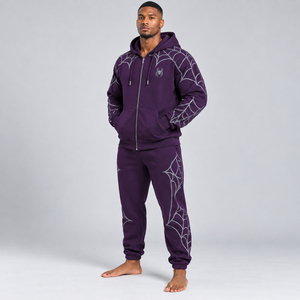 Wholesale men spider <b>hoodie</b> with durable fabric <b>trendy</b> design relaxed fit stylish details and comfortable quality for everyday - Product Image 4