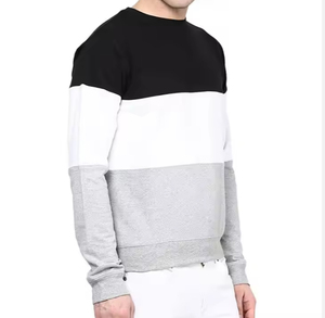 Sudadera Moderna para Hombre con Bloques de Color, Cuello Redondo, Corte Regular, Manga Larga, Informal, Otoñal, de Algodón French Terry Transpirable - Product Image 5