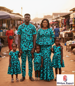 Tela africana estampada en cera de primera calidad, 100% algodón, para vestidos Ankara, producción de ropa en Ghana, etiqueta textil con estampado africano - Product Image 4