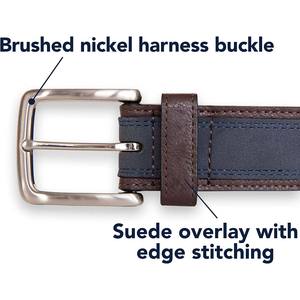 Ceinture en cuir de vachette style vintage Oldtown avec boucle en alliage Ironhide inspirée de la ligne Heritage Tradition - Product Image 6