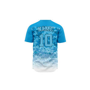 Uniformes de Béisbol para Hombre al por Mayor, 100% Poliéster, de Alta Calidad, Camisetas Deportivas con Logotipo y Nombre Bordados Personalizados - Product Image 3