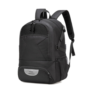 Mochilas de baloncesto personalizadas de poliéster para hombre y mujer, impermeables, de tela resistente, con compartimento para portátil y funda acolchada para deportes. - Product Image 3