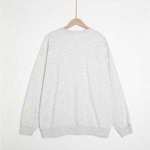 Sweat-shirt à col rond doublé en molleton 320g pour homme, style américain, coupe ample, couleur unie, tendance, automne-hiver, fabrication OEM - Product Image 6
