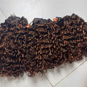 ผมเวียดนามแท้แบบดิบ คุณภาพพรีเมียม สีเปียโน ลอนพิกซี่ พร้อมเชือกผูกผม  แบบซุปเปอร์ดับเบิ้ลดรอน  ผมมนุษย์แท้  หรูหรา - Product Image 5