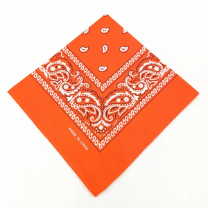 Bandanas carrés en coton multicolores à motif Paisley, impression numérique sur soie, design personnalisé, doux pour la peau, séchage rapide, foulard pour la tête, pour quatre personnes - Product Image 5