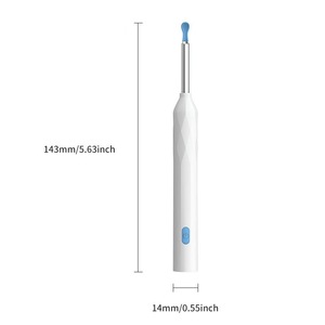 Nettoyeur d'oreilles intelligent visuel avec caméra, outil de nettoyage auriculaire en métal, dispositif d'extraction de cérumen par gravité - Product Image 2