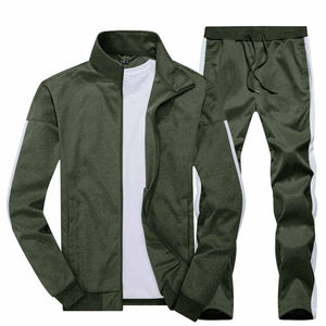 Conjunto de chaqueta y pantalones de chándal para hombre, diseñado para entrenamiento en el gimnasio, uso casual, comodidad y rendimiento diario consistente. - Product Image 2