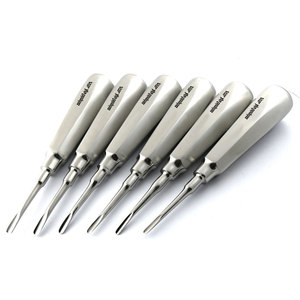 Elevadores Dentales para Extracción de Dientes, Juego de 6 Instrumentos Quirúrgicos de Precisión para Elevación de Raíces Atraumática, Acero Inoxidable - Product Image 3