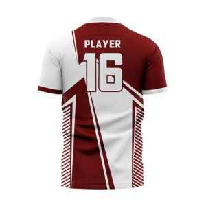 Camiseta de Fútbol para Hombre con Cuello en V, Manga Corta, Estampado Sublimado, Absorbe la Humedad, Corte Regular, para Adultos, Todas las Temporadas - Product Image 5