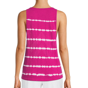 Breathable Polyester/Cotton Gym Wear <b>Low</b> MOQ Best Quality for Online Sale Hot Selling Women Tank <b>Top</b> Casual Front Logo Quick Dry - Product Image 4