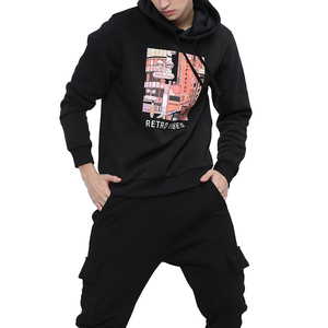 เสื้อฮู้ดดี้ผ้าฟลีซคอตตอน 100% 350 GSM รุ่นใหม่ล่าสุดสำหรับผู้ชาย พิมพ์ลายสำหรับฤดูหนาว ขายส่งแบบ OEM - Product Image 6