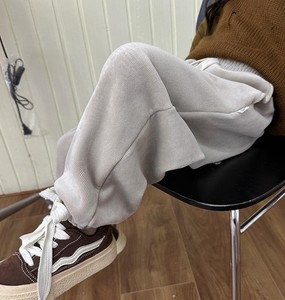 Pantalon décontracté pour garçon, 100% coton, taille haute, coupe droite, uni - Product Image 4