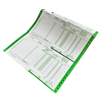 Formulaires de commande personnalisés OEM haut de gamme, formulaires autocopiants multicouches en papier continu, avec logo personnalisé et taille adaptable